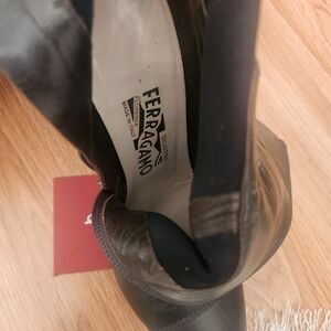 Salvatore Ferragamo Dark Heeled Boots